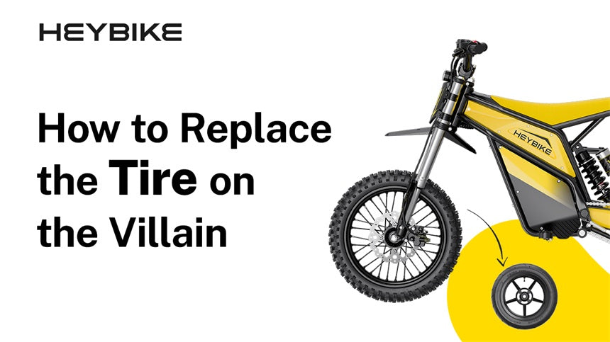 How to Install Supermoto Tires on Heybike Villain