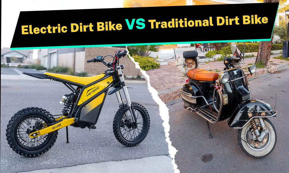 Electric Dirt Bike VS. Traditional Dirt Bike