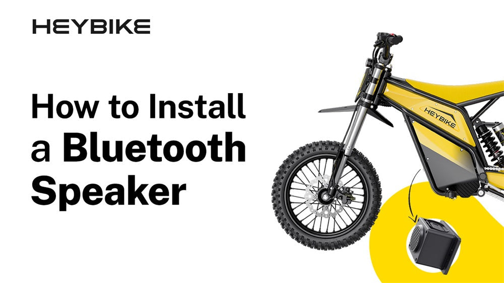How to Install the Heybike Villain Bluetooth Speaker