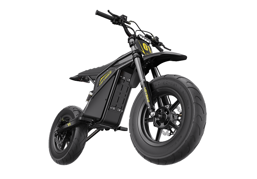 Heybike V1 E-Dirt Bike + Supermoto Tire Set