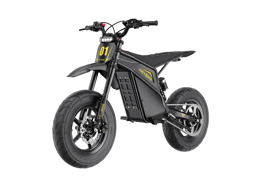 Heybike V1 E-Dirt Bike + Supermoto Tire Set