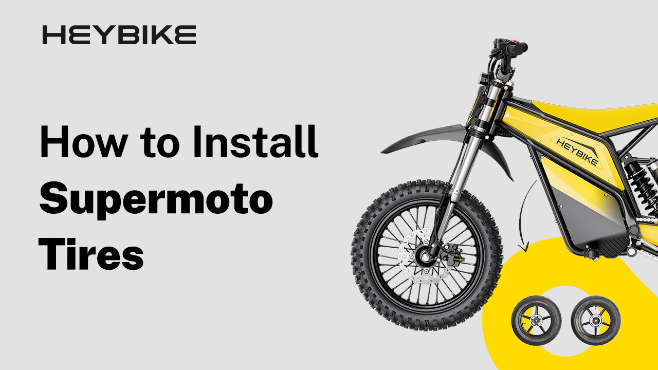 How to Install Supermoto Tires