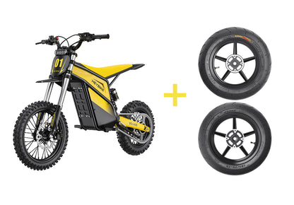 ⚡$400 off - Heybike Villain + Supermoto Tire Set