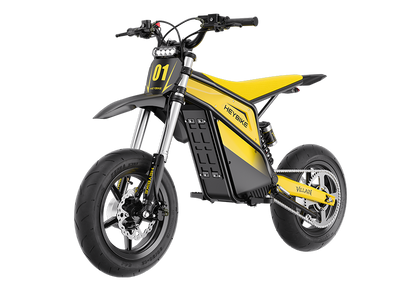 Heybike Villain Classic electric dirt bike with Supermoto tires