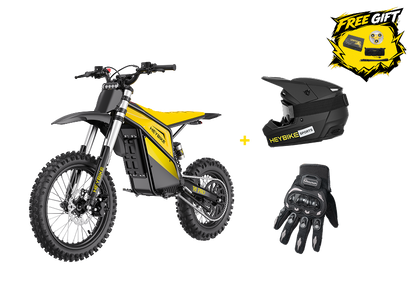 Heybike V1 Pro Electric Dirt Bike + Safety Kit Bundle