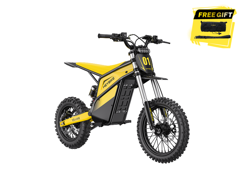 ⚡$400 off - Heybike Villain + Supermoto Tire Set