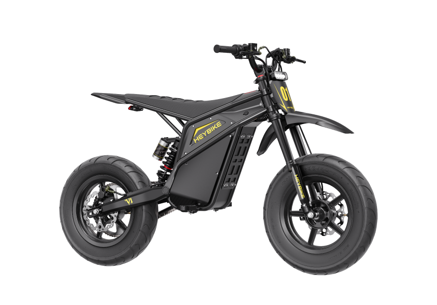 Heybike V1 E-Dirt Bike + Supermoto Tire Set