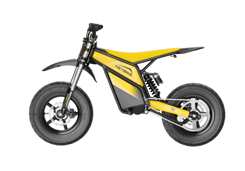 Heybike V1 E-Dirt Bike + Supermoto Tire Set