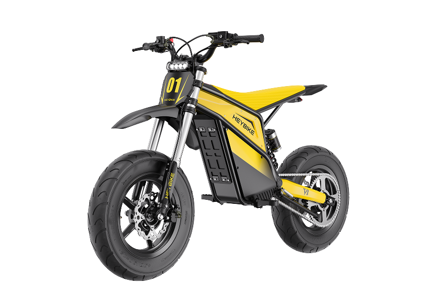Heybike V1 E-Dirt Bike + Supermoto Tire Set
