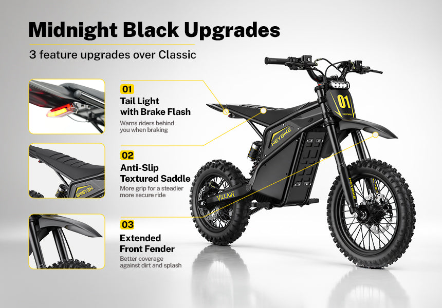 Heybike Villain Electric Dirt Bike for Teens & Adults – Heybike Sports