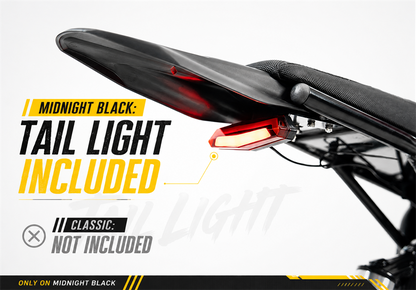 Midnight Black Tail Light